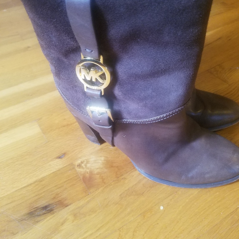 Michael Kors MK brown winter dress boots